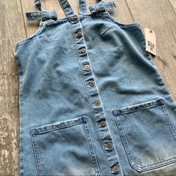 🔥🔥BILLABONG - VINTAGE WASH DENIM DRESS🔥🔥 - Picture 6 of 8